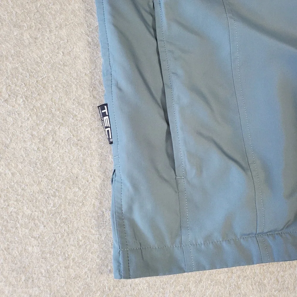 SCOTTeVEST Featherweight Vest Mens XL Blue Gray Multi-Pocket Travel Hiking TEC